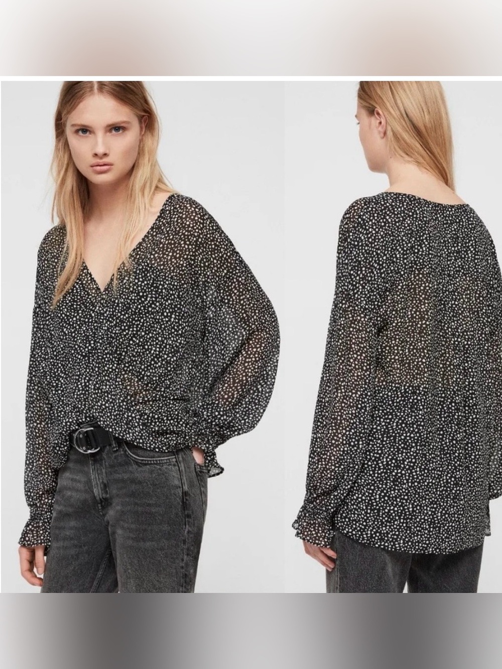 All Saints Penny Splash top- Small
